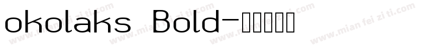 okolaks Bold字体转换